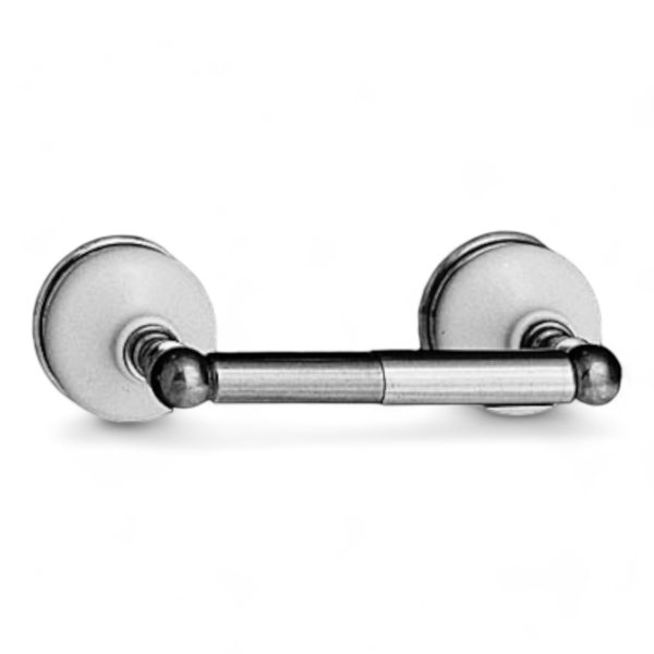 Strom Living The Columbia Vintage Style Wall Mounted Porcelain Toilet Paper Holder with High